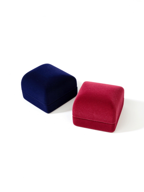  Футляр (45х50х37 мм) под значок на цанге, светло-бордовый