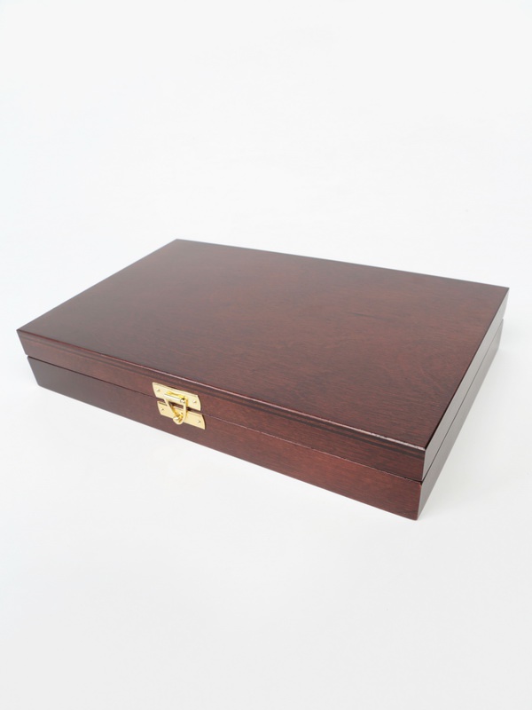 Деревянный футляр Vintage M (244х156х38 мм) для 6 монет в капсулах Quadrum (50х50х6 мм), тёмно-синий  Деревянный футляр Vintage M (244х156х38 мм) для 6 монет в капсулах Quadrum (50х50х6 мм), тёмно-синий