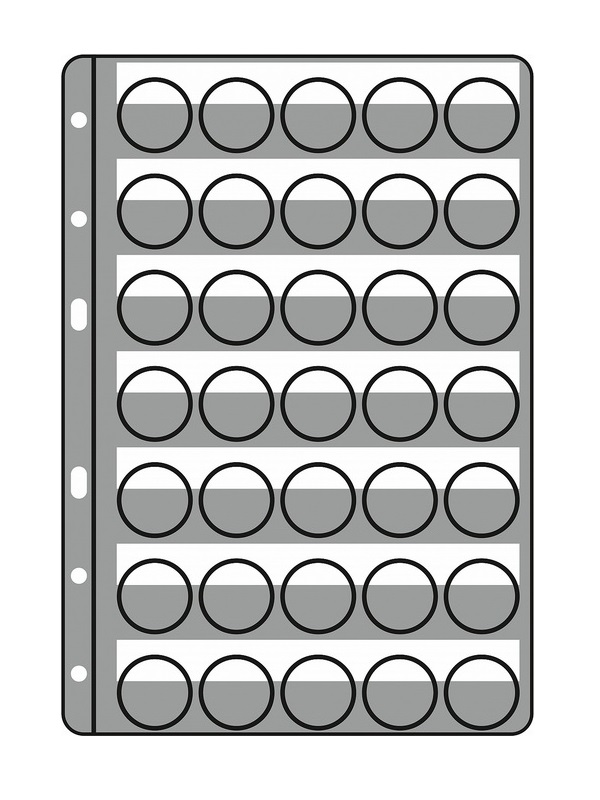 Листы COMPART для 35 крышек (колпачков) от шампанского / кромчатых пробок. Формат VARIO. Leuchtturm, 344399 Листы COMPART для 35 крышек (колпачков) от шампанского / кромчатых пробок. Формат VARIO. Leuchtturm, 344399
