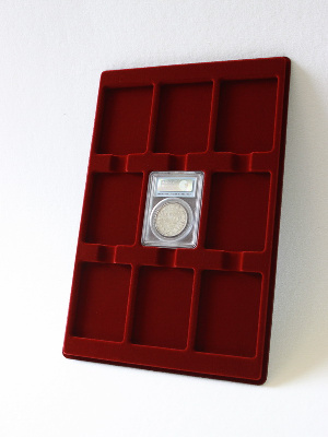 Планшет L (222х333х13 мм) для 9 слабов PCGS (Франция) (63х83х8 мм) Планшет L (222х333х13 мм) для 9 слабов PCGS (Франция) (63х83х8 мм)