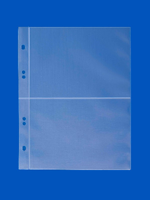 Листы ETB (168х222 мм) из прозрачного пластика на 2 ячейки (150х106 мм). Упаковка из 10 листов. Prinz, 5033
