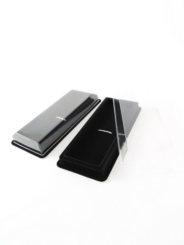  Сувенирная упаковка под чайную ложку, вилку (61х155х26 мм), чёрный