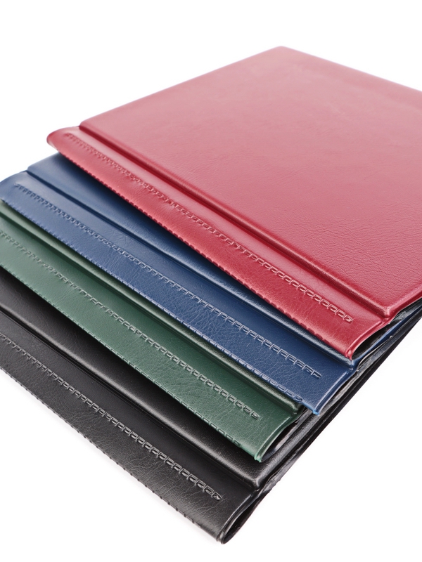 Карманный монетный альбом 192х232х13 мм для размещения 16 слабов, тёмно-бордовый