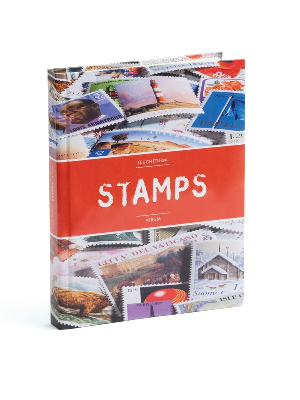 Альбом для марок (кляссер STAMPS). А5. 16 листов (32 страницы) из белого картона с промежуточными листами из пергамина. Leuchtturm, 361248