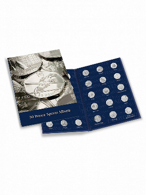Картонный альбом для монет 50 pence London 2012 Olympic Games. Leuchtturm, 341627