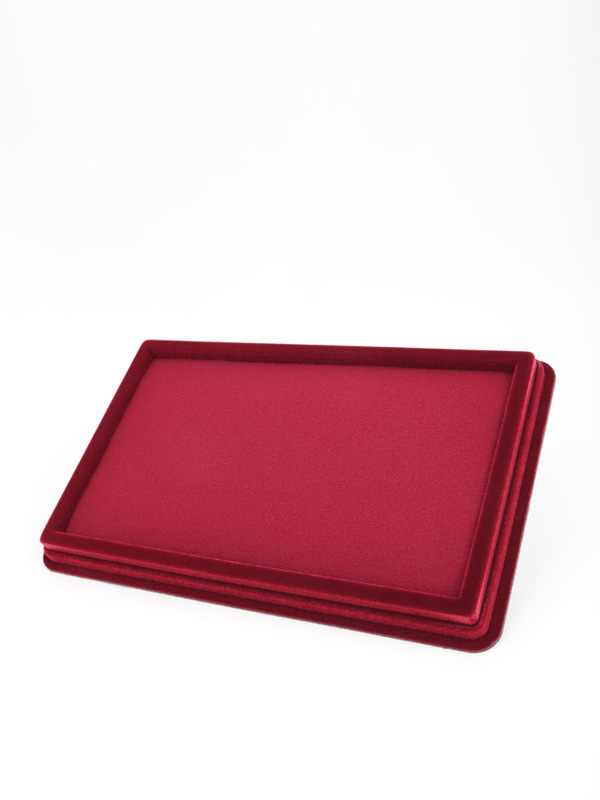 Планшет M (150х239х20 мм) на 1 ячейку (118х207х16 мм) с поролоновой вставкой, тёмно-бордовый