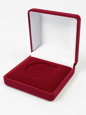 Футляр (92х92х40 мм) для монеты, медали (диаметр 50 мм, глубина 3 мм) Футляр (92х92х40 мм) для монеты, медали (диаметр 50 мм, глубина 3 мм)