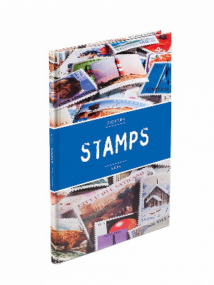 Альбом для марок (кляссер STAMPS). А5. 8 листов (16 страниц) из белого картона с промежуточными листами из пергамина. Leuchtturm, 361245