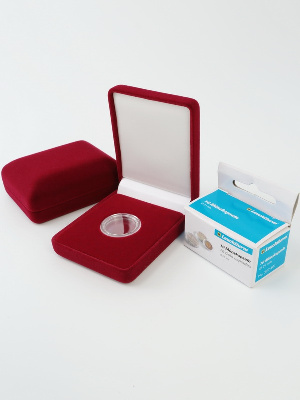 Футляр (61х79х32 мм) для монеты, медали диаметром 21 мм в капсуле Leuchtturm (диаметр ячейки 27 мм) Футляр (61х79х32 мм) для монеты, медали диаметром 21 мм в капсуле Leuchtturm (диаметр ячейки 27 мм)