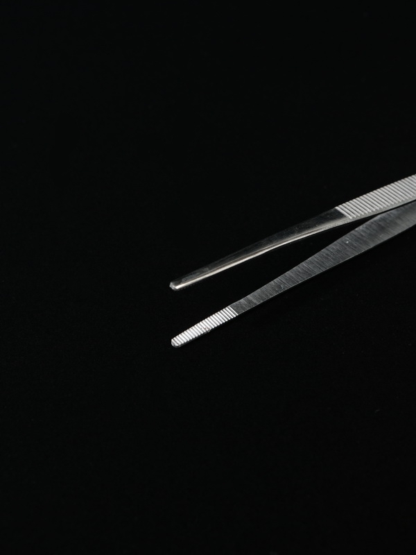 Пинцет для монет металлический, 145 мм