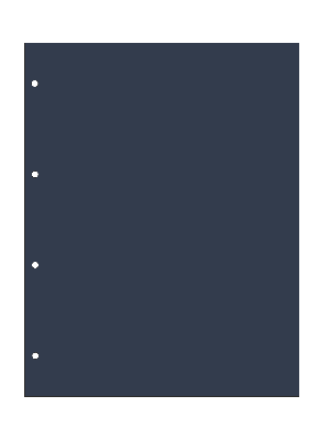 Прокладочный лист из картона формата ENCAP (Россия) 240х282 мм. Синий
