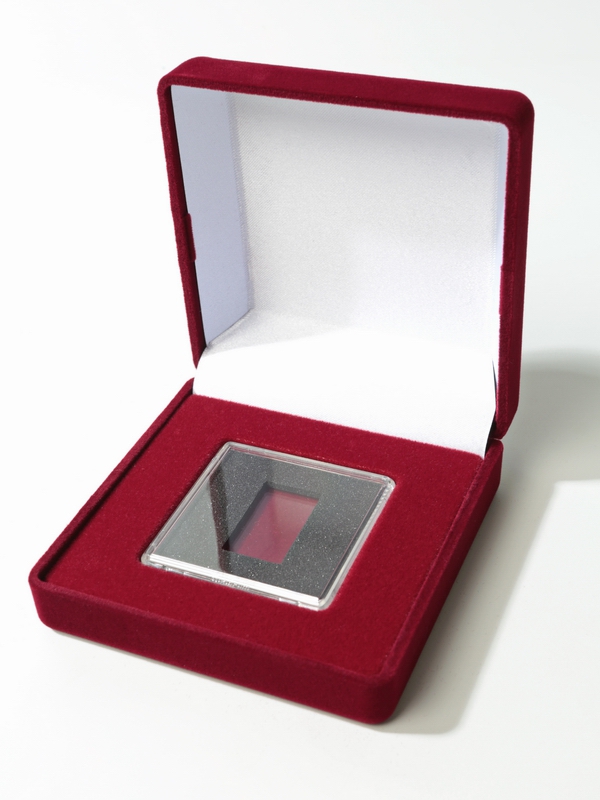 Футляр (92х92х40 мм) для монеты в капсуле Quadrum (50х50х6 мм)