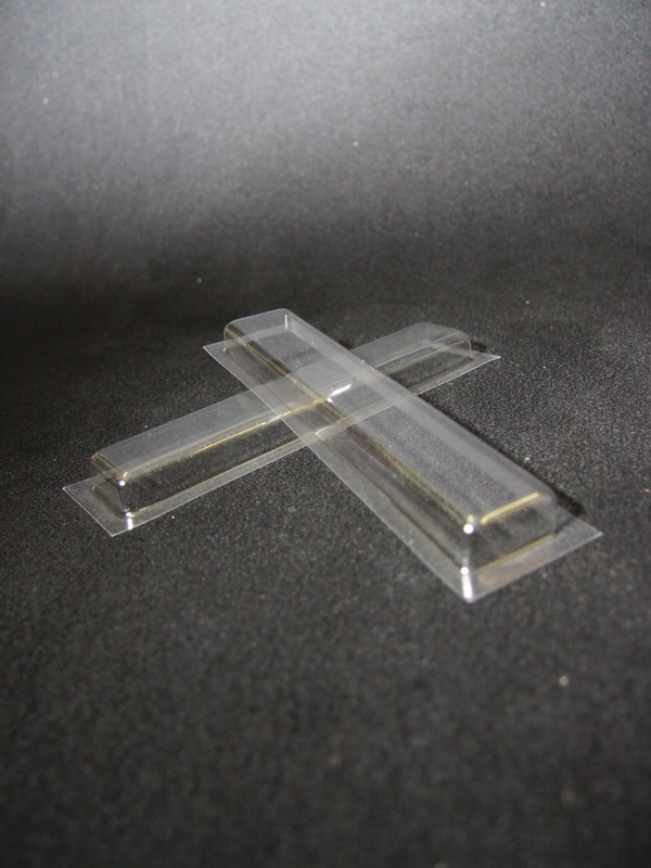 Блистер с загибом краев под изделие 29,5х158,5х13 мм