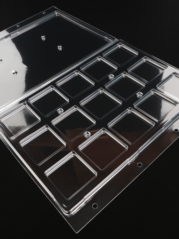 Листы-обложки Гранде из прозрачного пластика для 15 монет в капсулах 50х50х6 мм. Упаковка из 2 листов, Россия