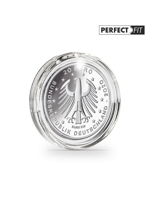 Капсулы Ultra Perfect Fit для монеты 20 евро Германии (32,50 мм), в упаковке 10 шт. Leuchtturm, 345040