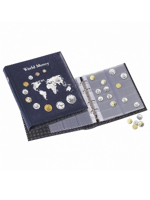 Альбом для монет NUMIS «World Collection» с 5 листами. Leuchtturm, 324055 Альбом для монет NUMIS «World Collection» с 5 листами. Leuchtturm, 324055