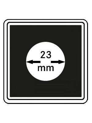 Капсулы Carree для монет 23 мм (в упаковке 4 шт). Lindner, 2240023 Капсулы Carree для монет 23 мм (в упаковке 4 шт). Lindner, 2240023