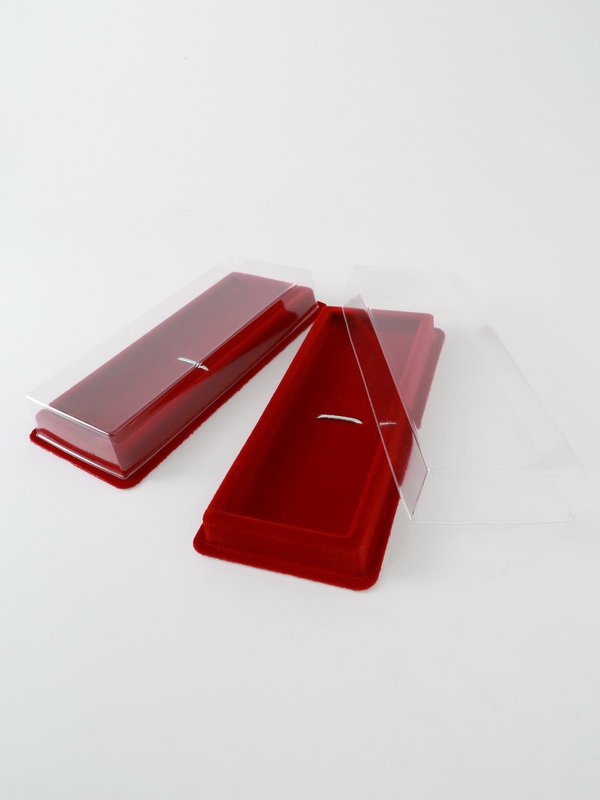  Сувенирная упаковка под чайную ложку, вилку (61х155х26 мм), светло-бордовый