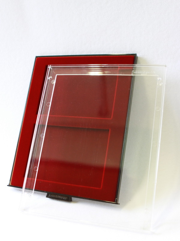  Кассета МВ для пластиковых буклетов с монетами, светло-бордовый