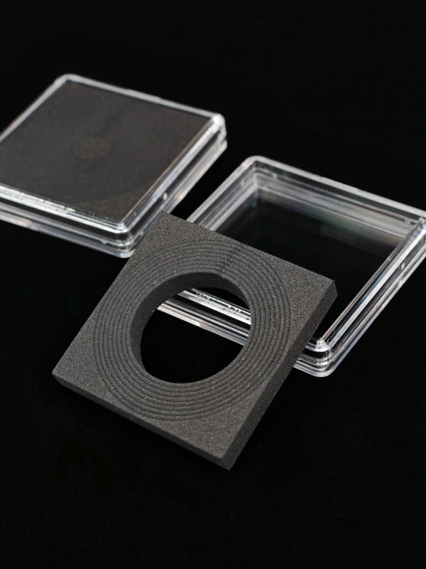 Капсулы Quadrum High с разделительными кольцами для монет 10-43,3 мм, толщиной 6,5 мм (в упаковке 5 шт)