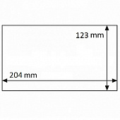 Защитный лист-обложка (холдер) BASIC 204 для банкнот (204х123 мм). Упаковка 10 шт. Leuchtturm, 341222/10