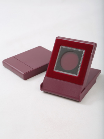 Футляр пластиковый (79х106х16 мм) для монеты в капсуле Quadrum (50х50х6 мм)