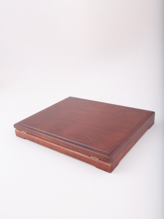 Футляр деревянный Vintage S (305х247х40 мм) на 16 монет Сочи-2014 в капсулах (диаметр 46 мм)