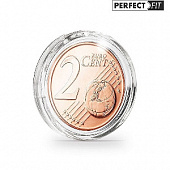 Капсулы Ultra Perfect Fit для монеты 2 евроцента (18,75 мм), в упаковке 10 шт. Leuchtturm, 365286