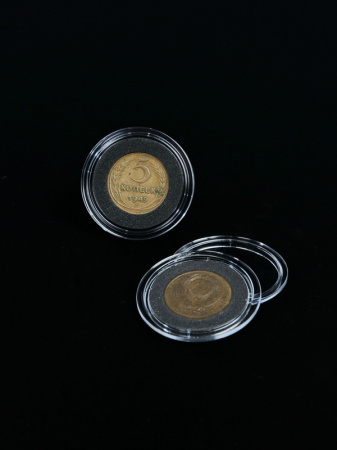Капсула с дистанционным кольцом для монеты 25 мм