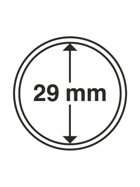Капсулы GRIPS (CAPS) для монет 29 мм (в упаковке 10 шт). Leuchtturm, 303522 Капсулы GRIPS (CAPS) для монет 29 мм (в упаковке 10 шт). Leuchtturm, 303522