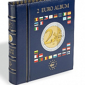 Альбом для монет 2 евро VISTA (без листов) + шубер (защитная кассета). Leuchtturm, 344852