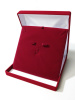 Футляр (195х196х50 мм) под комплект, светло-бордовый