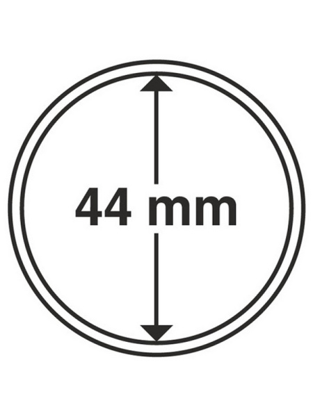 Капсулы GRIPS (CAPS) для монет 44 мм (в упаковке 10 шт). Leuchtturm, 315637 Капсулы GRIPS (CAPS) для монет 44 мм (в упаковке 10 шт). Leuchtturm, 315637