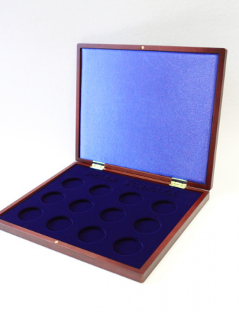 Футляр деревянный Volterra Uno (304х244х31 мм) для монет серии «Знаки Зодиака» (диаметр 44 мм)