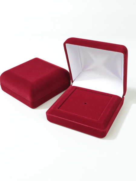 Футляр (92х92х40 мм) под знак с винтом, светло-бордовый