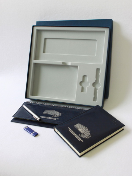 Флокированный ложемент под бизнес набор из 4 предметов