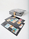 Планшеты Standard для марок (карточки-кулисы) 210х148 мм, 5 клеммташе (в упаковке 50 шт). A5. С защитной плёнкой. Leuchtturm, 341468