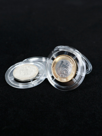 Капсулы для монет 27 мм (в упаковке 10 шт)