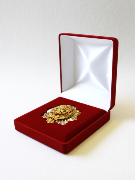 Футляр (120х131х50 мм) под орден