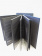 Альбом для марок (кляссер PREMIUM) + шубер. 16 листов (32 страницы) из чёрного картона с промежуточными прозрачными листами. Синий. Leuchtturm, 304196