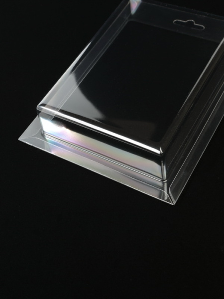 Блистер с загибом краев под изделие 110х150х33 мм