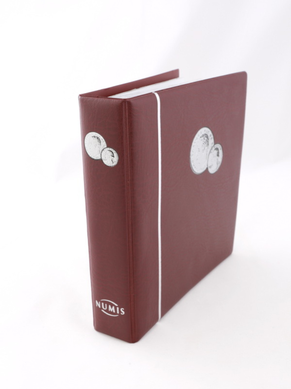 Альбом для монет NUMIS с 5 листами. Бордовый. Leuchtturm, 310704 Альбом для монет NUMIS с 5 листами. Бордовый. Leuchtturm, 310704