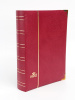 Альбом для марок (кляссер ROYAL). 30 листов (60 страниц) из чёрного картона с промежуточными прозрачными листами. Бордовый. Prinz, 6032