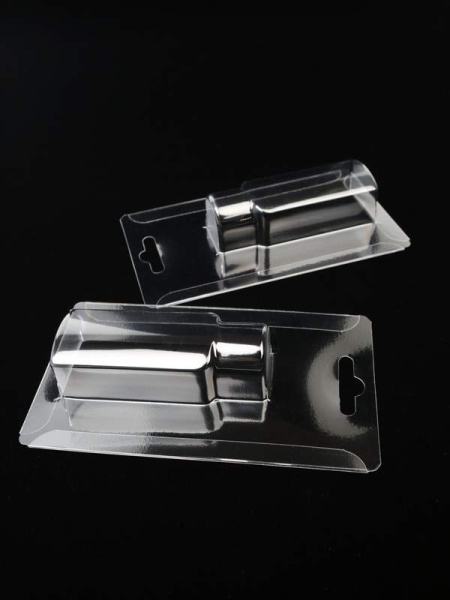 Блистер с загибом краев под флакон 30х81х24 мм. Тип 21