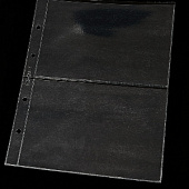 Листы формата ОПТИМА (Россия) (201х252 мм) из прозрачного пластика на 2 ячейки (178х118 мм). Упаковка из 10 листов. СомС, ЛБ2-O