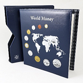 Альбом для монет OPTIMA-Classic «World Money» с 5 листами + шубер (защитная кассета). Leuchtturm, 344959