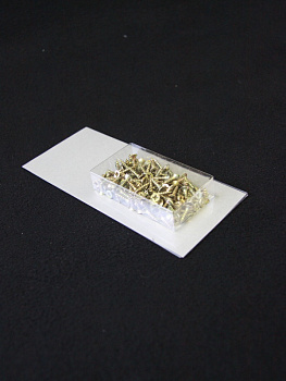 Блистер с загибом краев под изделие 39х70х13 мм