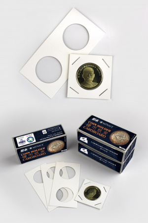 Холдеры для монет d-29 мм, под скрепку (упаковка 50 шт). PCCB MINGT, 801806