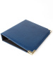 Альбом формата ОПТИМА (Россия) из искусственной кожи с уголками, без листов. Синий
