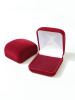 Футляр (53х59х33 мм) с поролоновой вставкой, светло-бордовый